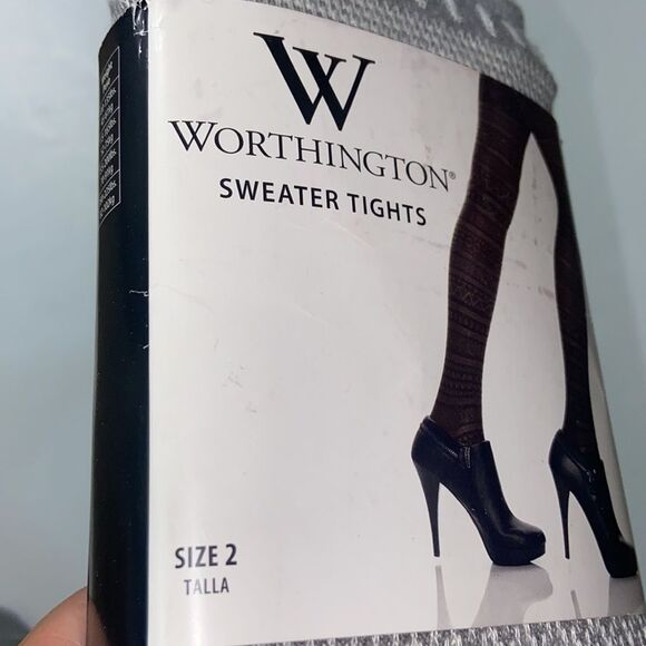Worthington Sweater Tights Size 2 - Picture 3 of 4